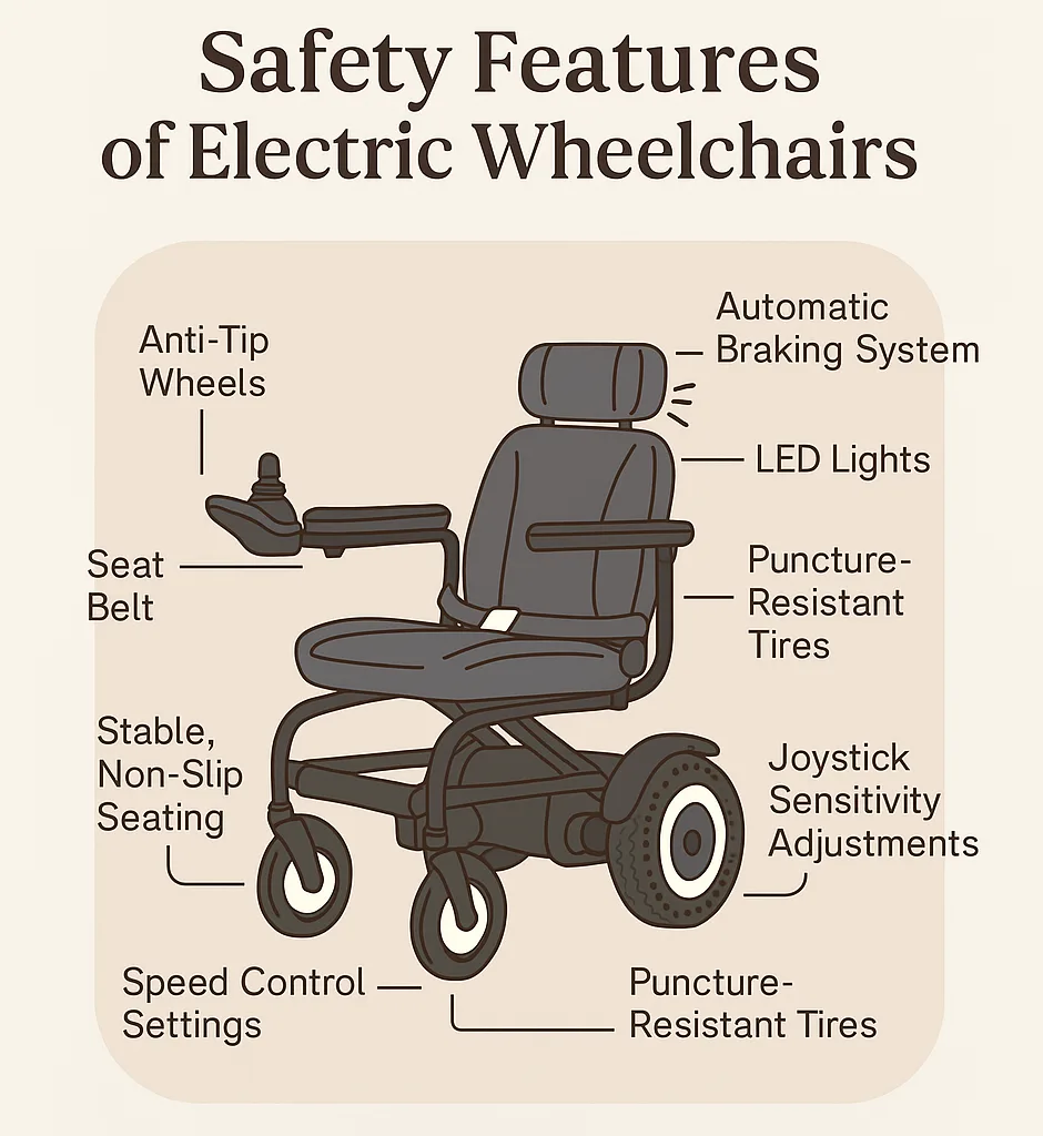 What Safety Features Do Electric Wheelchairs Have